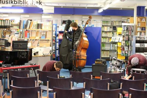 Jazz in der Buecherei 15.11.2019 Maik Krahl Quartett