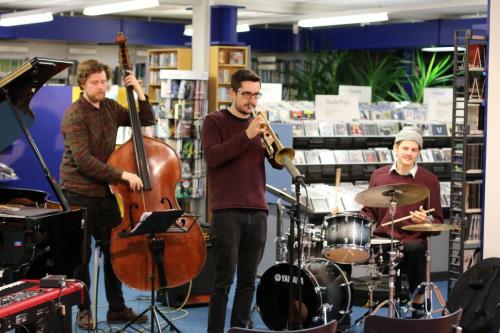 Jazz in der Buecherei 15.11.2019 Maik Krahl Quartett