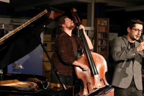 Jazz in der Buecherei 15.11.2019 Maik Krahl Quartett