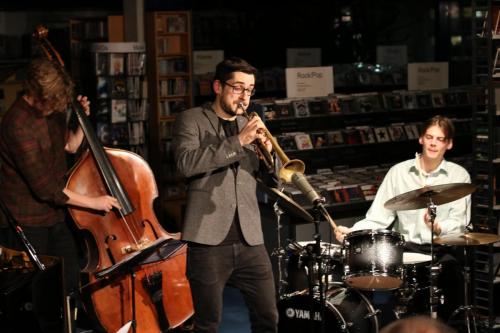 Jazz in der Buecherei 15.11.2019 Maik Krahl Quartett