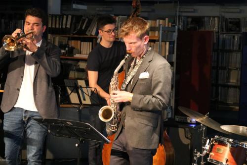 Hanse Jazz Quintett in der Stadtbuechrei Neumuenster