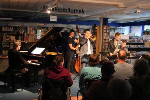 Hanse Jazz Quintett in der Stadtbuechrei Neumuenster