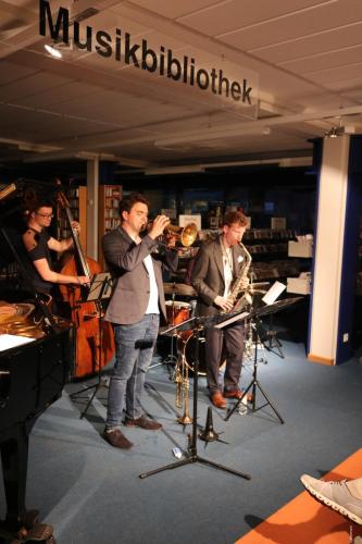 Hanse Jazz Quintett in der Stadtbuechrei Neumuenster