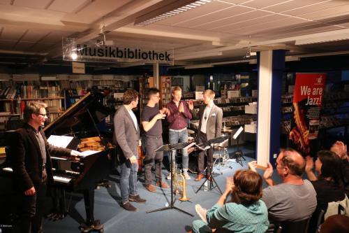 Hanse Jazz Quintett in der Stadtbuechrei Neumuenster